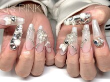 ネイルスペース ジェイズ ピンキー(NAIL SPACE J's PINKY)/キラキラスカルプネイル