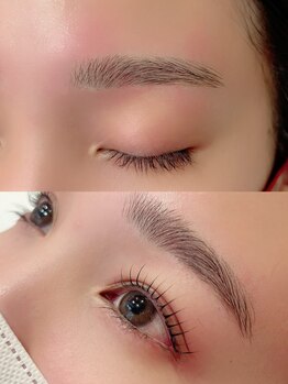 ビアス(VIAS)の写真/大人気★【黄金比アイブロウwax＋まつげパーマセット】骨格に合わせたデザインで理想の目元×垢抜け印象♪