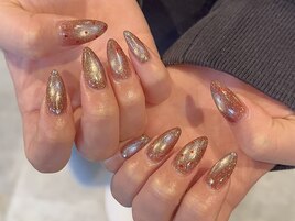 バレンタインネイル