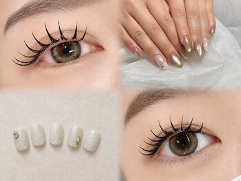 ビューティーサロン ココ 尾張旭店(Beauty salon COCO)の写真/まつげとネイルはお任せ！ナチュラル上品な目元へ、マツエク＆まつげパーマ＆ネイルを叶えます☆