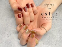 エストアール 博多口店(est-r.)/#ちぐはぐネイル#マグネット