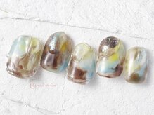 ネイルメゾン 池袋店(NAIL MAISON)/もやもやニュアンス¥10550