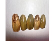 ミルネイル(Mil Nail)/マグネット秋ネイル