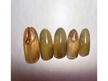 ミルネイル(Mil Nail)/マグネット秋ネイル