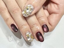 クォーターリゾートネイル(QUARTER RESORT nail)/埋め尽くしネイル☆