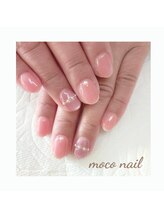 モコネイル(moco nail)/☆ワンカラー2本アート☆