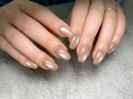 うる艶マグ × ミラーネイル
