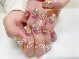 テンションUP！ビジューネイル♪