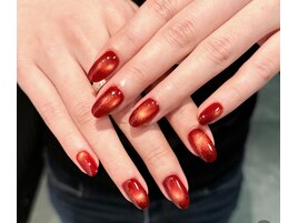 可愛いちゅるん赤マグネット