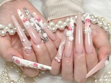 サリーネイルラボ(Sully Nail Lab)/薔薇シールネイル