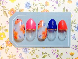 定額6980円☆オレンジフラワー