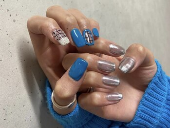 ニコルネイル(nicole nail)/paragel/ Plaid.