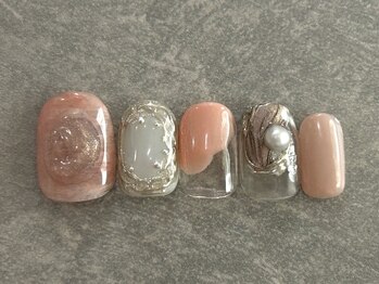 カラネイル 南森町店(calla nail)/クール ピンクネイル