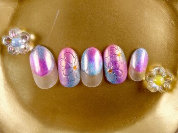 ショコ アンド ラム(Syoko&Lum)/☆マグ×フラワーネイル☆