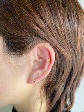 アボット(ABBOTT)/耳ツボジュエリー（ゴールド）