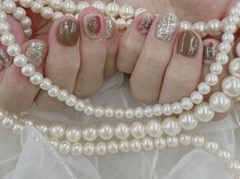 ハニービービー(Honey Bee Bee)/ブラウンニュアンスネイル