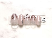 ネイル クレアーレ(Nail creAre)/1~2月定額ネイル(2)ヒョウ柄