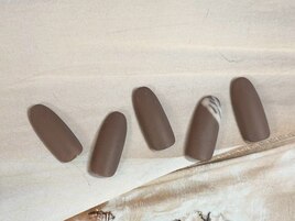 バレンタインネイル