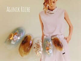 【べっ甲ネイル】