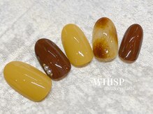 ウィスプ(WHISP)/オータムタイダイネイル