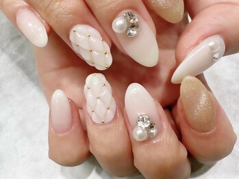 ビアンカ 東京ドームラクーア店(Bianca)/ホワイトネイルキルティング