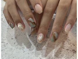 大理石ネイル
