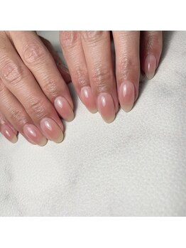 チークネイル/シンプルネイル