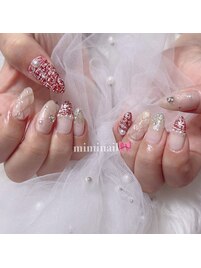 ツイード　キルティングネイル