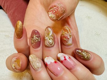 ケアビューティサロン(care beauty salon)/新春ネイル