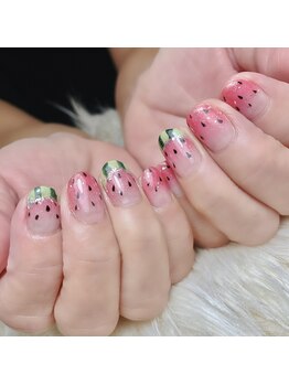 アオマリー(Aomalie)/スイカネイル ¥13,750