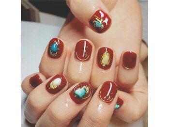 ネイルサロン キュア CURE/ターコイズ