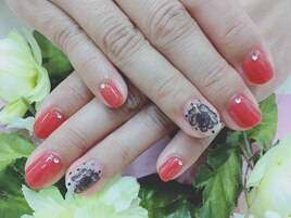 定額デザイン☆お花レース