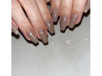 ノエム ネイルサロン(NOEM)/秋色フラッシュラメ