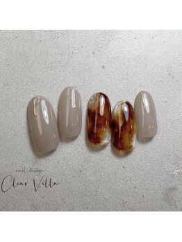 ネイルサロンクリアヴィラ(nail salon clear villa)/Design nuance¥9990