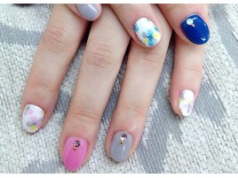 ジェルアートつけ放題¥8200