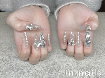 インネイルズ(in.nails)/スカルプ　ハートパーツ