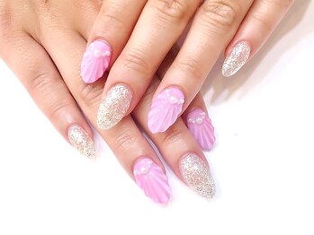 ネイルコレクション ピンク(Nail Collection Pink)/ジェルアート放題：マーメイド