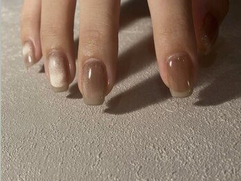 アイネイルズ 天神今泉店(I-nails)/【kanako.m】マグネットフレンチ