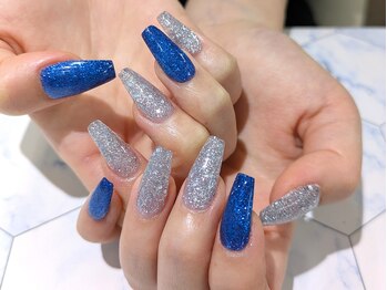 ネイルサロン グレイス(Grace)/【スカルプ】ラメワンカラー