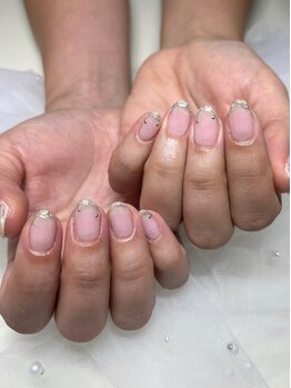 ナナネイル(7.Nail)/チークネイルとミラーアート