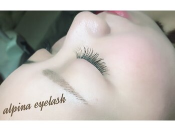 アルピナアイラッシュ 上小塙店(alpina eyelash)/ナチュラル100本コース