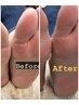 【footケア】足裏ツルツルケア♪フットバスケア、保湿トリートメント ¥5500