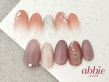ネイルサロンアビー 北千住店(abbie)/シンプルデザイン◇¥9218/¥8844