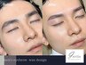メンズ眉毛デザインWAX＋眉毛カラー（眉カット＋毛量調整込）　￥5400