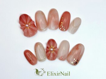 エリクサーネイル 新橋(Elixir Nail)/定額a シンプル/クーポン使用