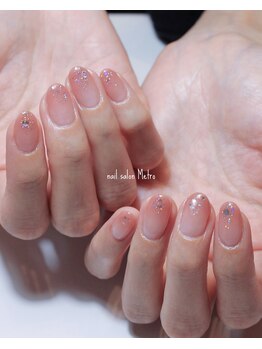 メトロ(Metro)の写真/ショートネイルだからこそ映えるコロンと可愛いdesign多数！自爪に優しいパラジェル＆フィルイン導入店！