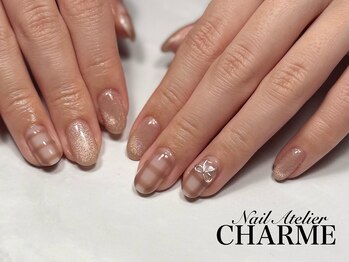 シャーム(CHARME)の写真/【大人気★オーダーネイル￥8000～】持ち込み画像や、やってみたいパーツやデザインもご相談頂けます♪