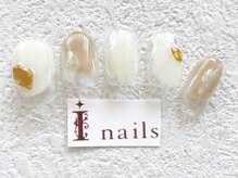 アイネイルズ 梅田店(I nails)/水彩オーロラニュアンス￥7700