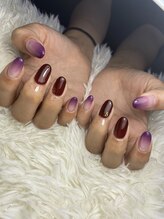 レディスペネイル ノマエ 名駅店(Redispe nail nomae)/紫グラデーション