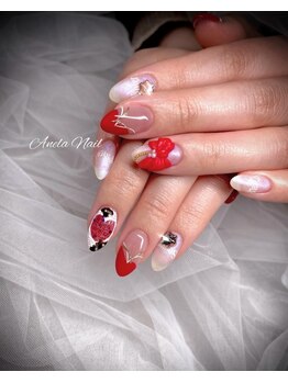 アネラネイル(Anela Nail)/ジェルアート10本+3dアート
